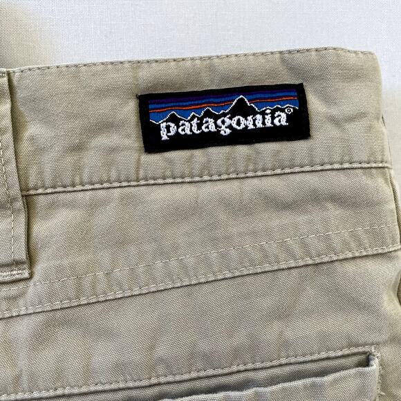 Patagonia Pants Mens 35 Tan Organic Outdoor Casual Workwear Sustainable Basic - Picture 5 of 9